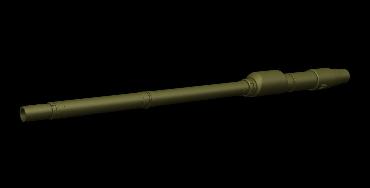 1:35 Rh-M 120 L55 Gun barrel for Leopard 2A6&7 MBT
