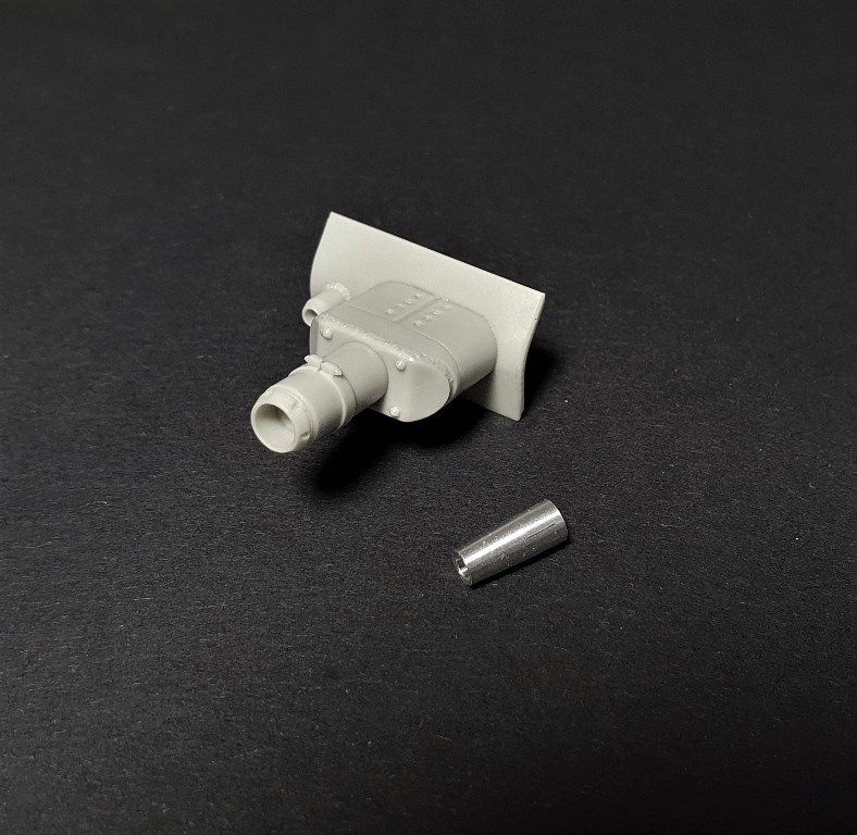 1:35 Pz.Kpfw IV Ausf D/E mantlet with KwK37 gun