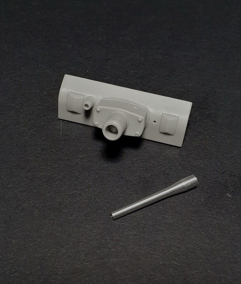 1:35 Pz.Kpfw III H-J mantlet with KwK39 L42 gun