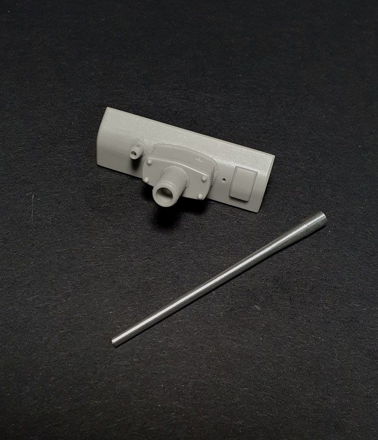 1:35 Pz.Kpfw III J-M mantlet with KwK39 L60 gun