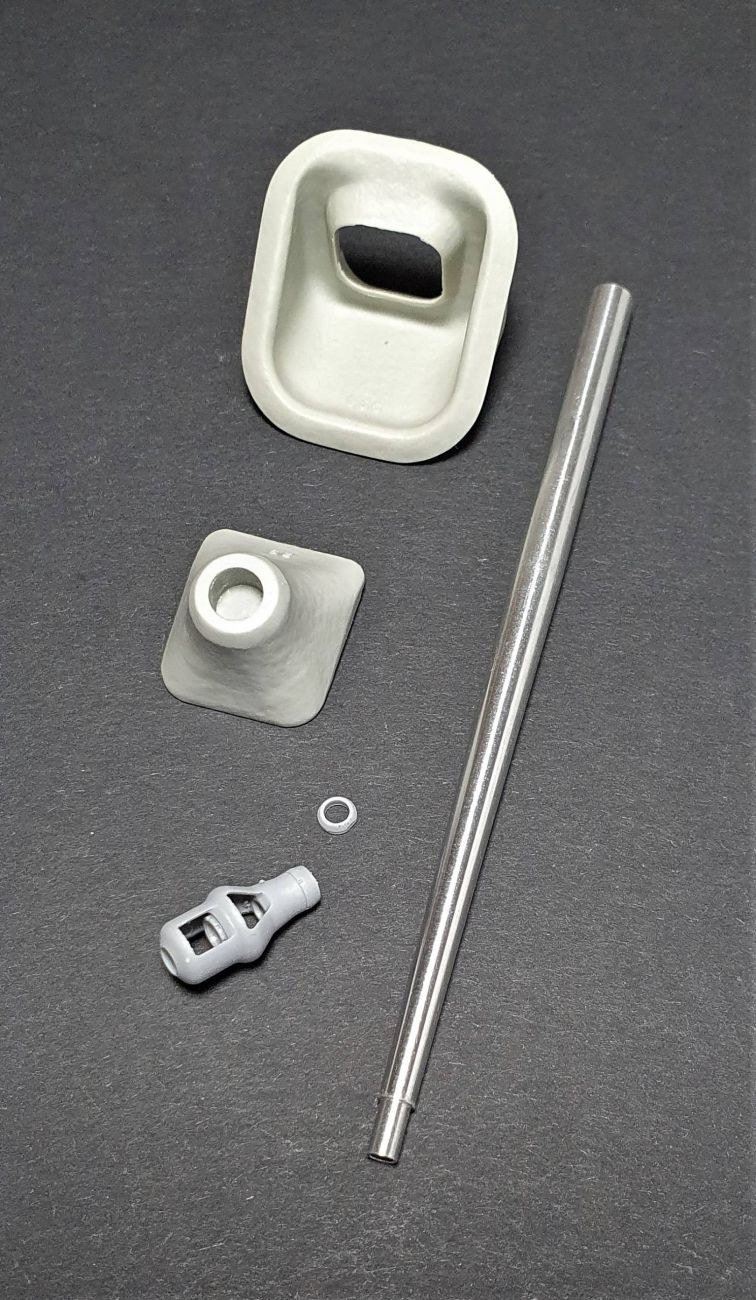 1:35 Jagdpanther initial mantlet with PaK43/1 gun