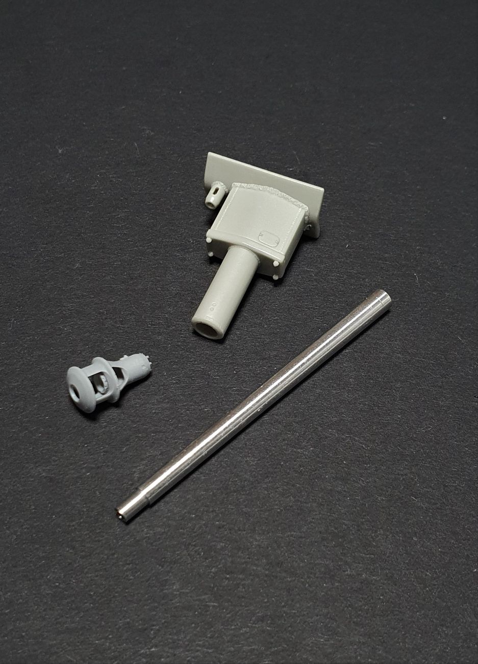 1:35 Pz.Kpfw IV H/J mantlet with KwK40/L48 gun (final muzzle brake)