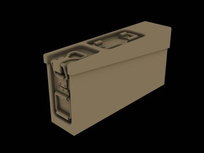 1:35 Metal ammo boxes for MG34/42 (12pcs)
