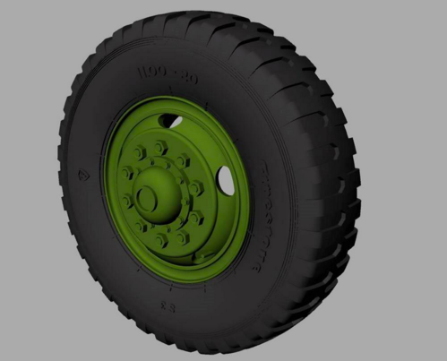 1:35 M54 Road wheels (Firestone combat pattern)