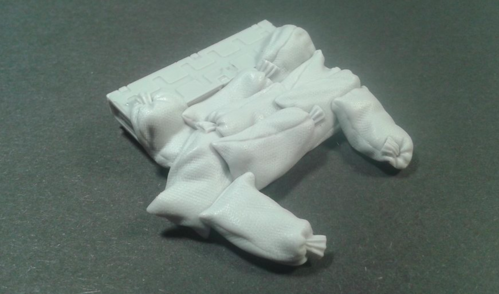 1:35 Sandbags armor for Humber MkIII AC
