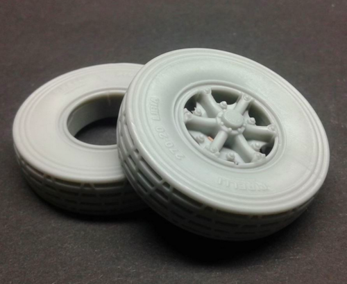 1:35 Lancia 3Ro Road wheels (Libia crosscountry pattern)