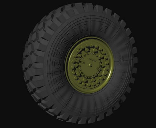 1:35 Kamaz 53949 “Typhoon” Road wheels