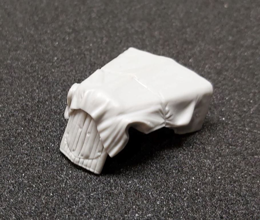 1:35 Fiat 508 engine deck with canvas