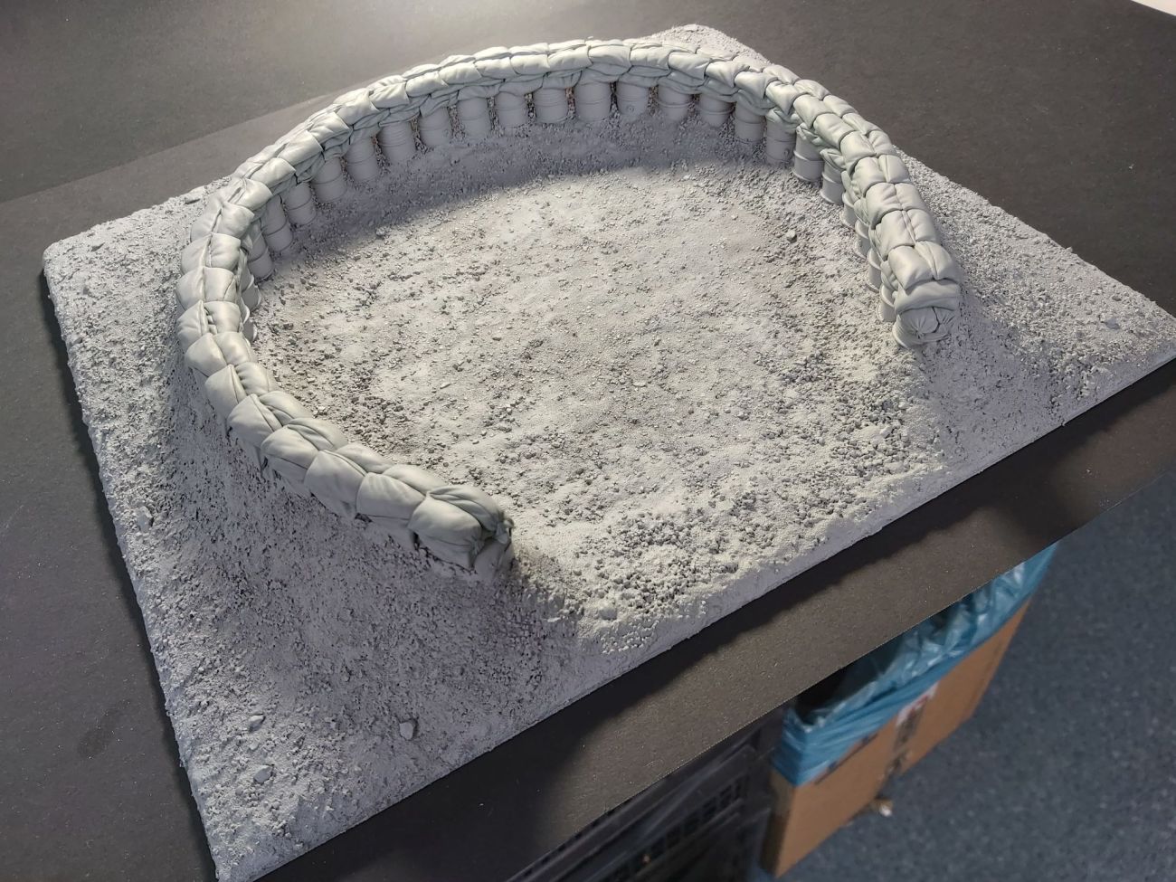 1:35 North Africa/Italy heavy artillery stand