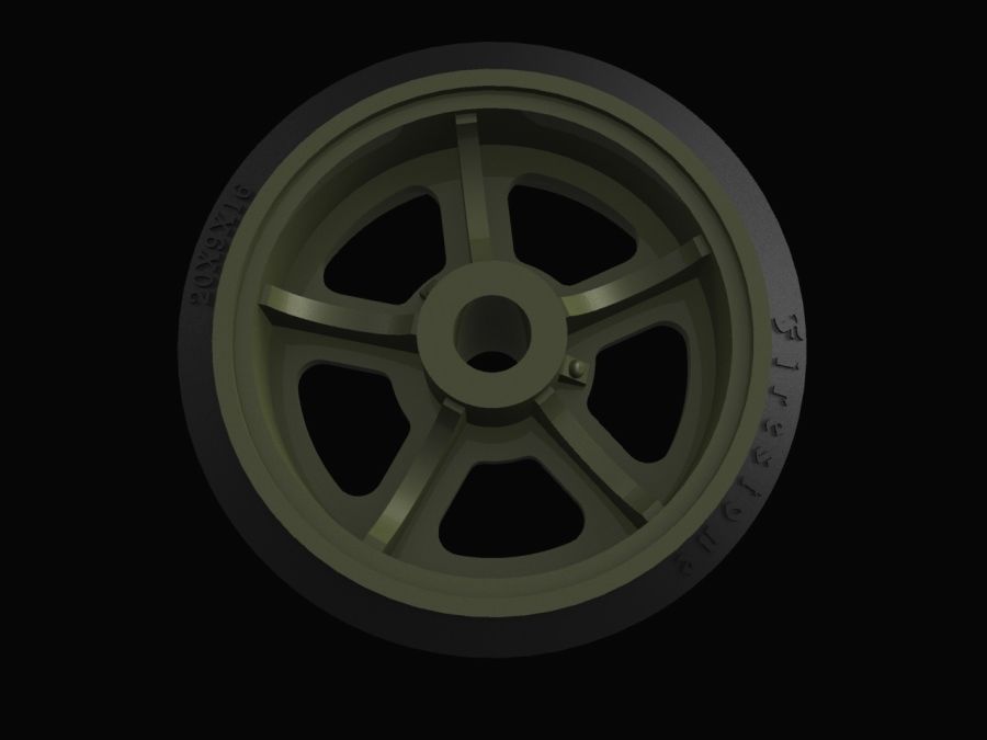 1:35 M4 “Sherman” road wheels pattern No1