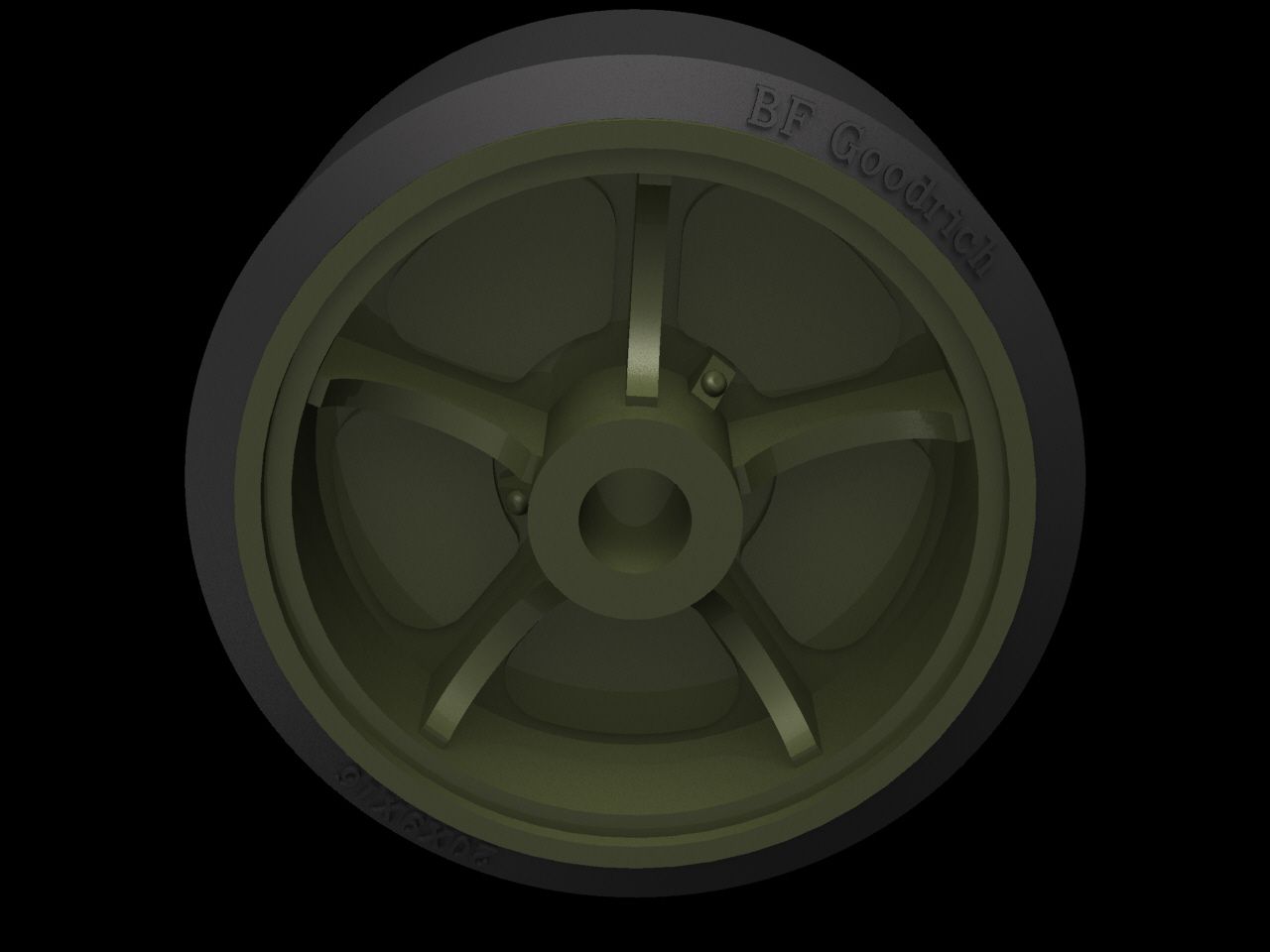 1:35 M4 “Sherman” road wheels pattern No2