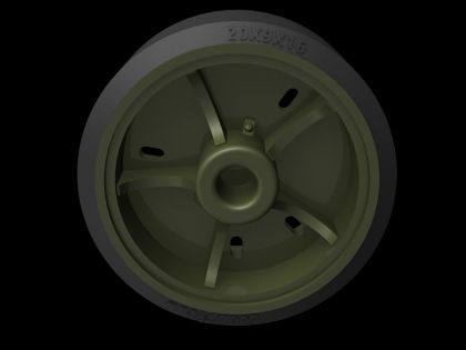 1:35 M4 “Sherman” road wheels pattern No3
