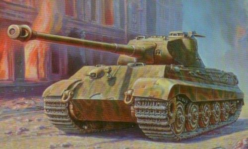 1:35 King Tiger Porsche turret type