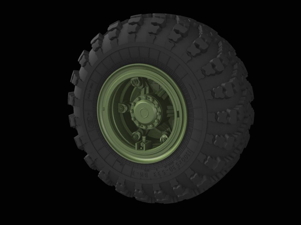 1:35 KRAZ-260&6322 road wheels set