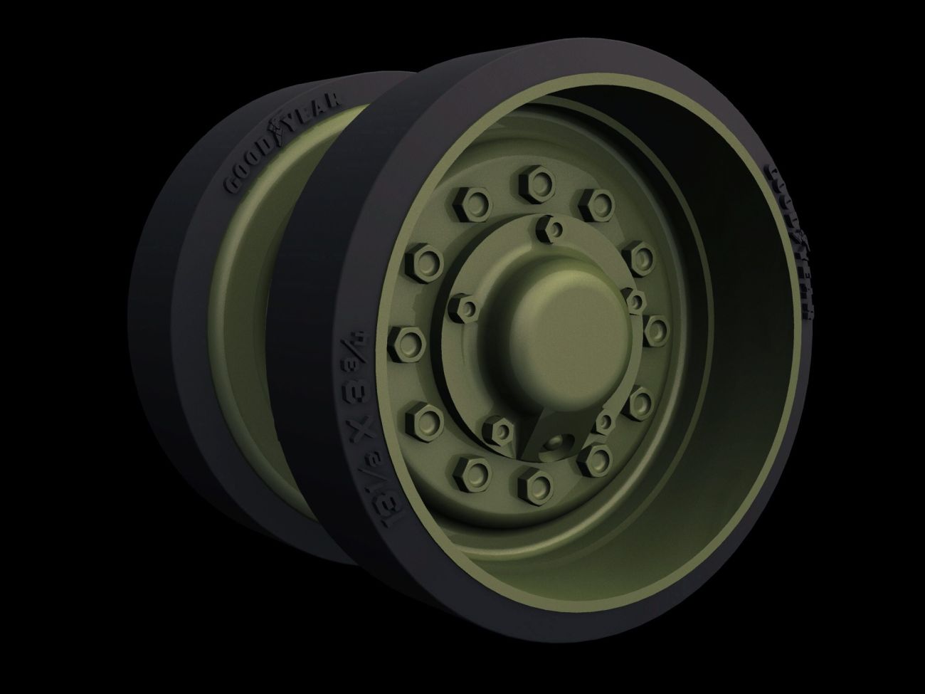 1:35 M4 “Sherman” HVSS Idler wheels