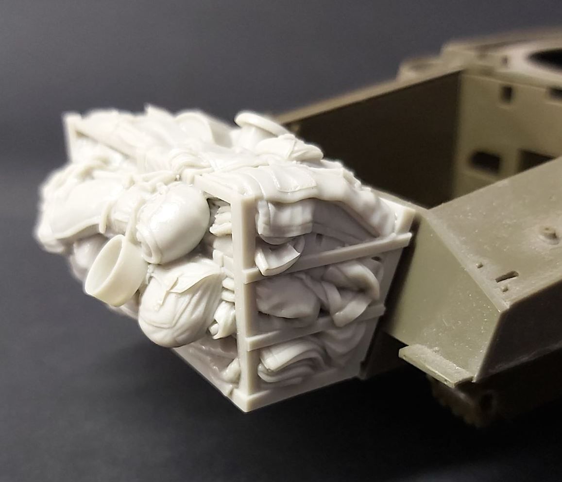 1:35 Rear hull Stowage rack for M4A3 “Sherman”