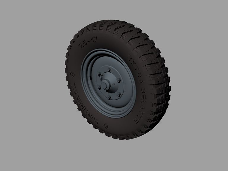 1:35 Kfz 70 Krupp “Protze” road wheels (Gelande)