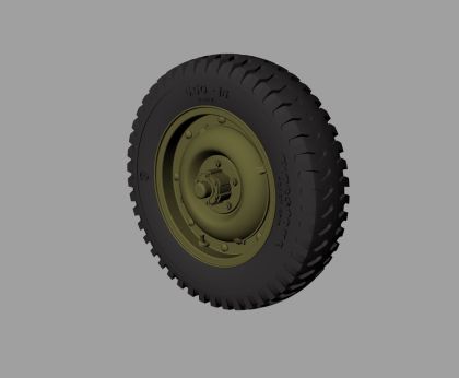 1:35 Willys MB “Jeep” road wheels (Commercial No2)
