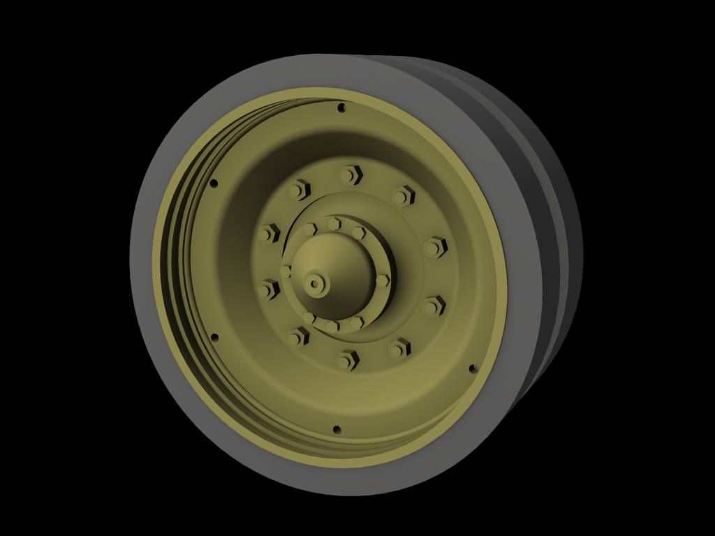 1:35 “Chieftain” MBT road wheels