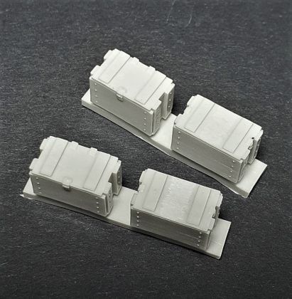 1:35 US wood ammo boxes for 81mm mortar (12pcs)