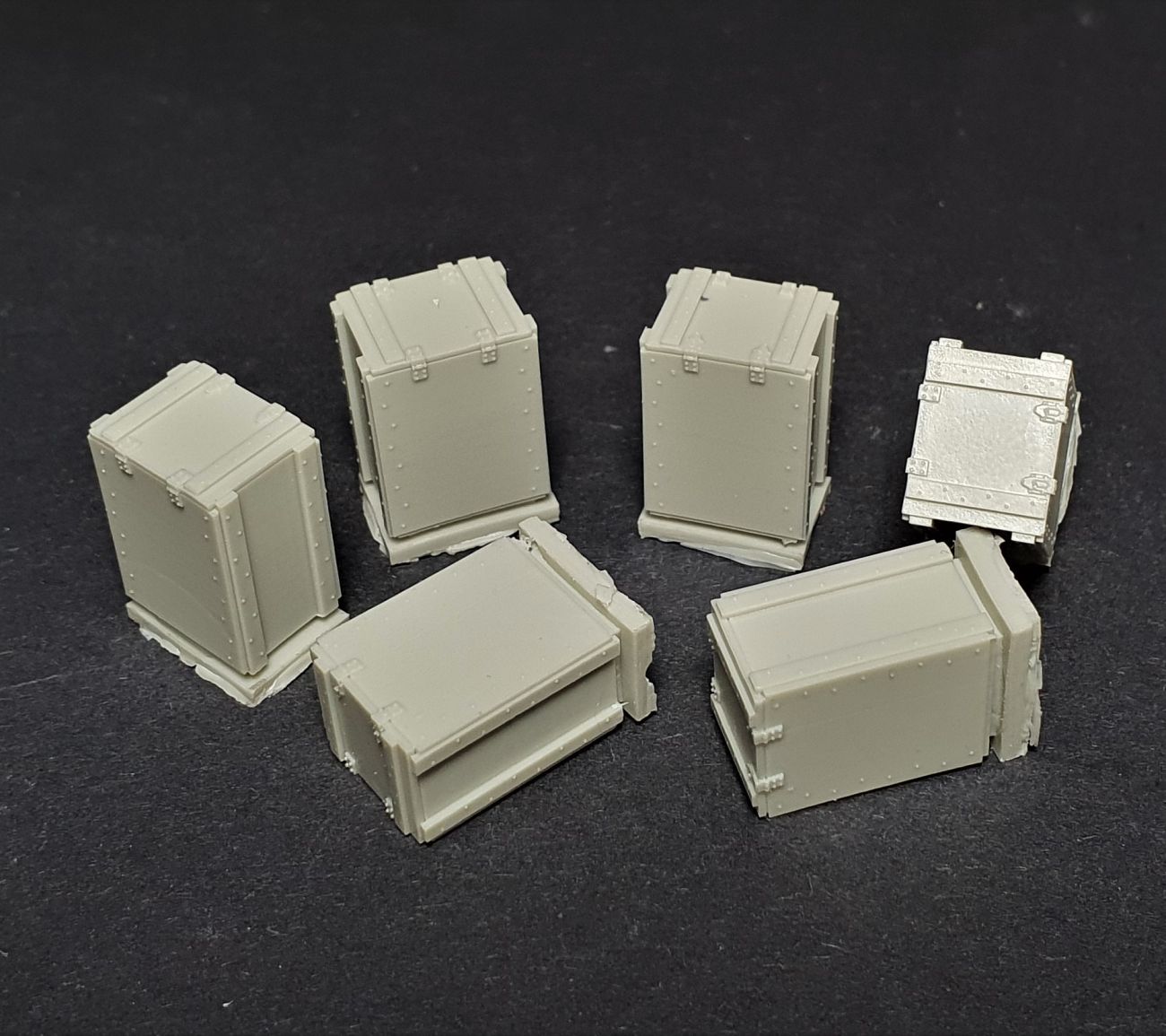 1:335 US wood ammo boxes for 3inch ammo