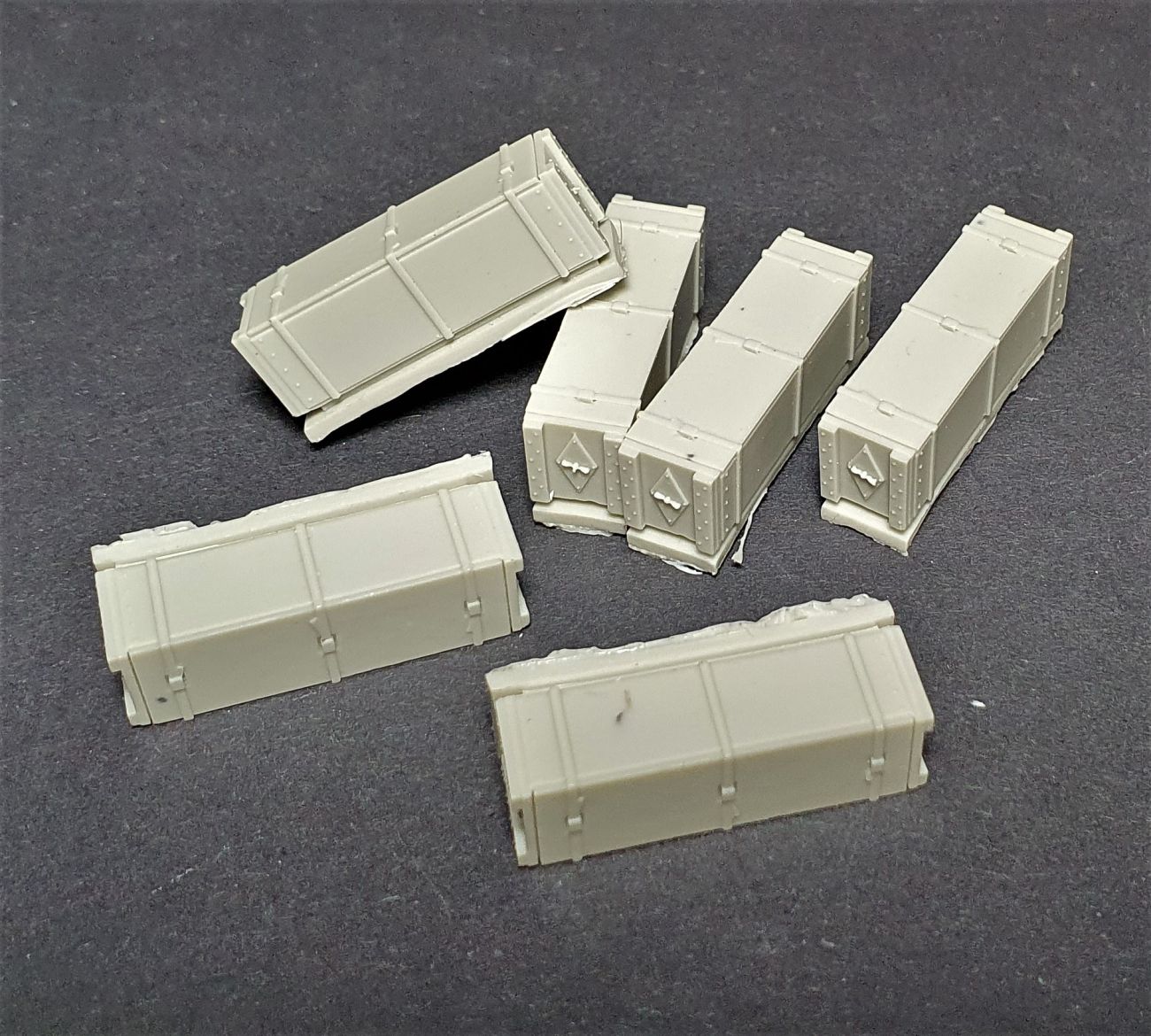 1:35 US wood ammo boxes for bazooka rockets