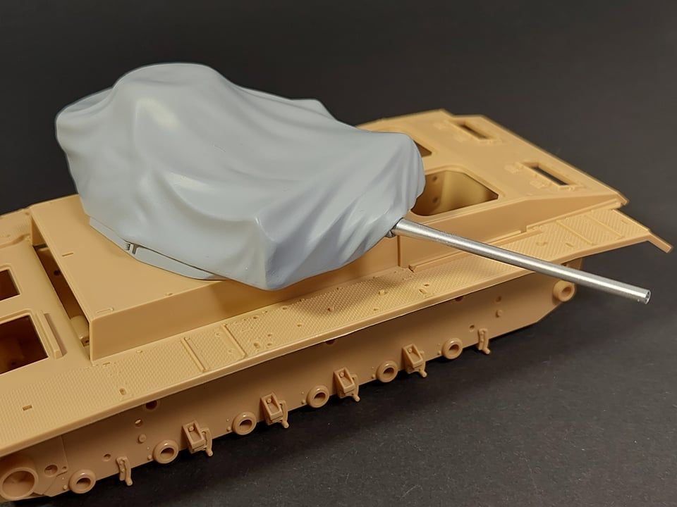 1:35 Pz.Kpfw III turret canvas cover
