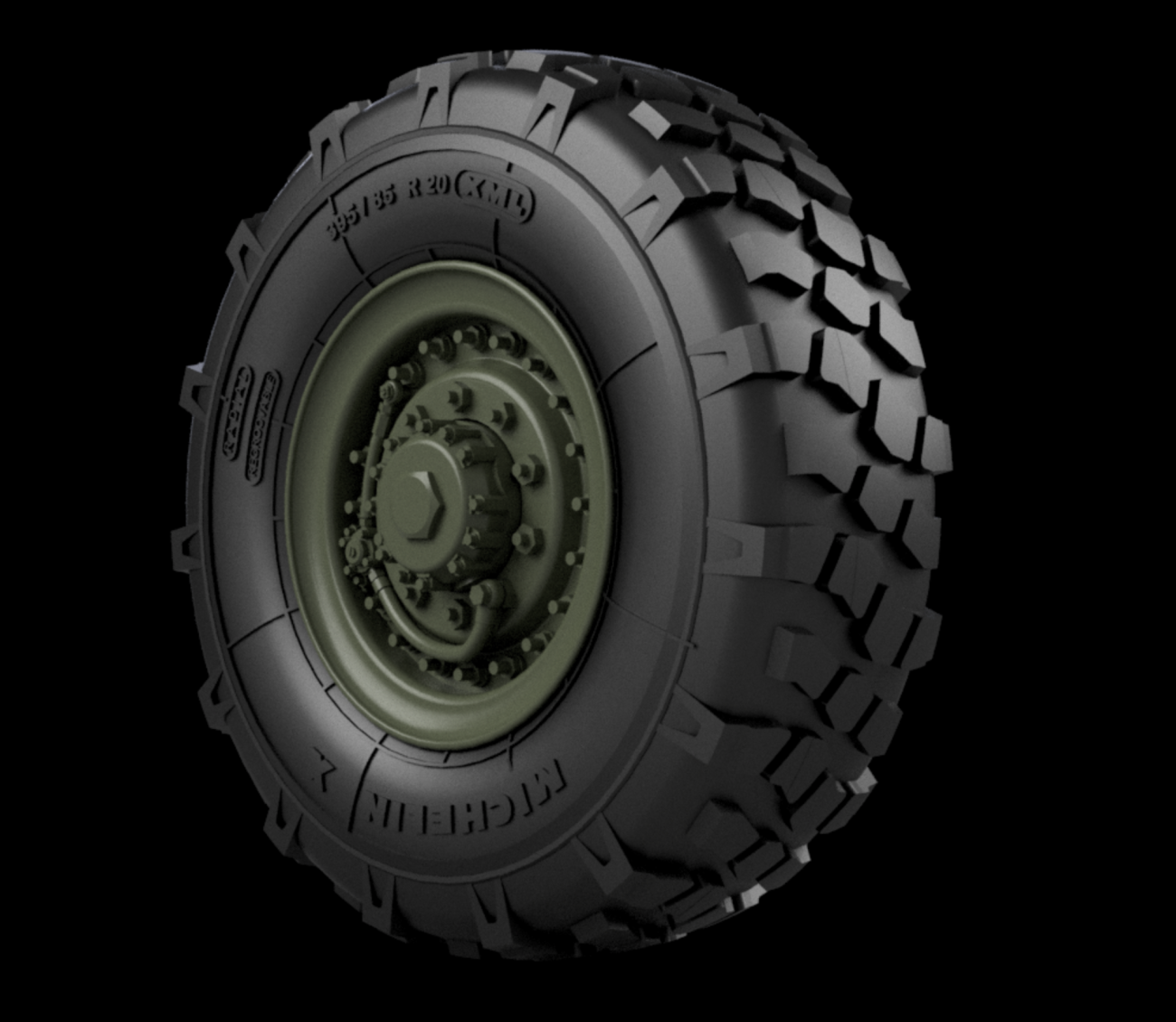 1:35 M1078 LMTV road wheels (Michelin)