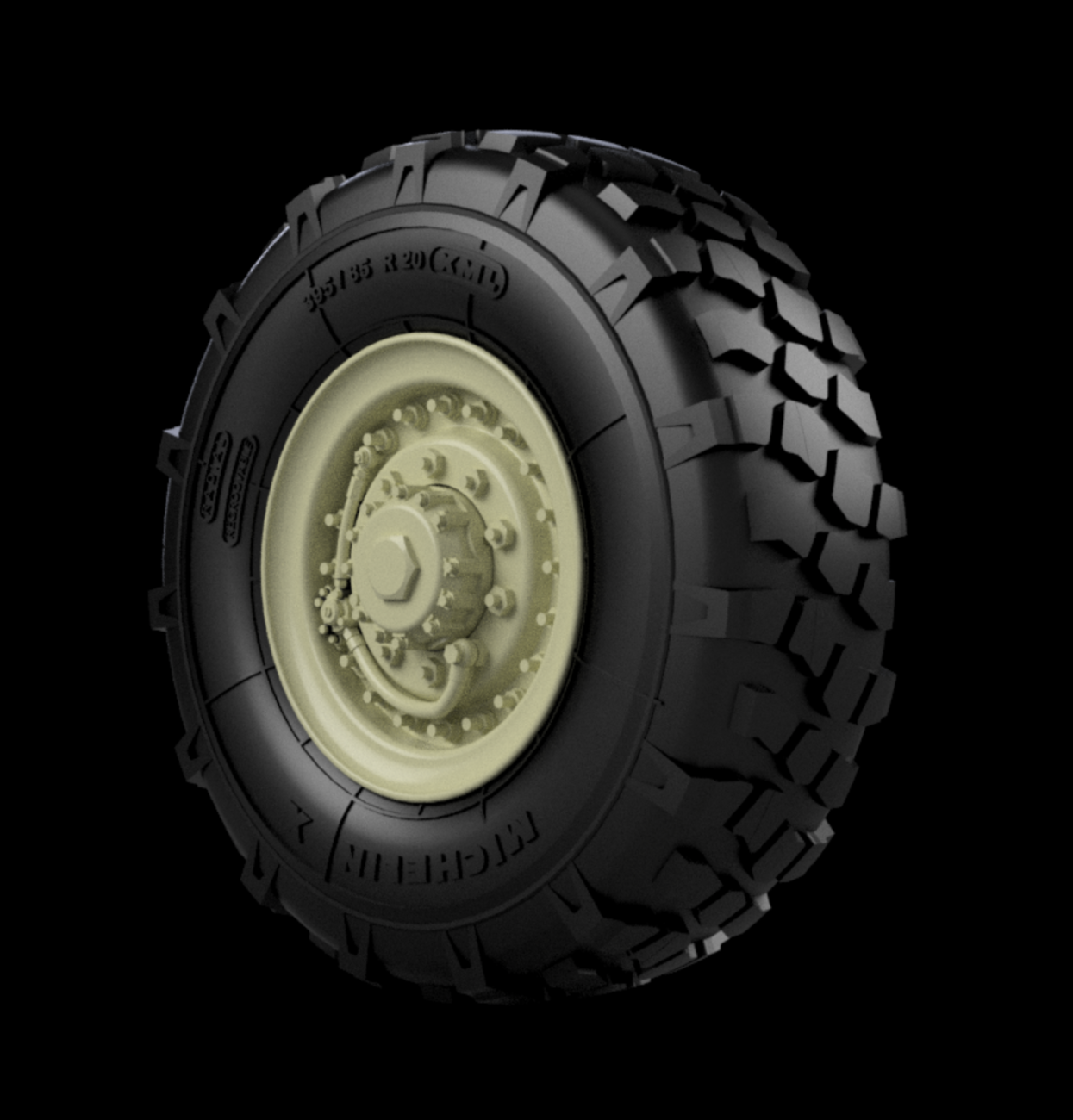 1:35 M1083 FMTV road wheels (Michelin)