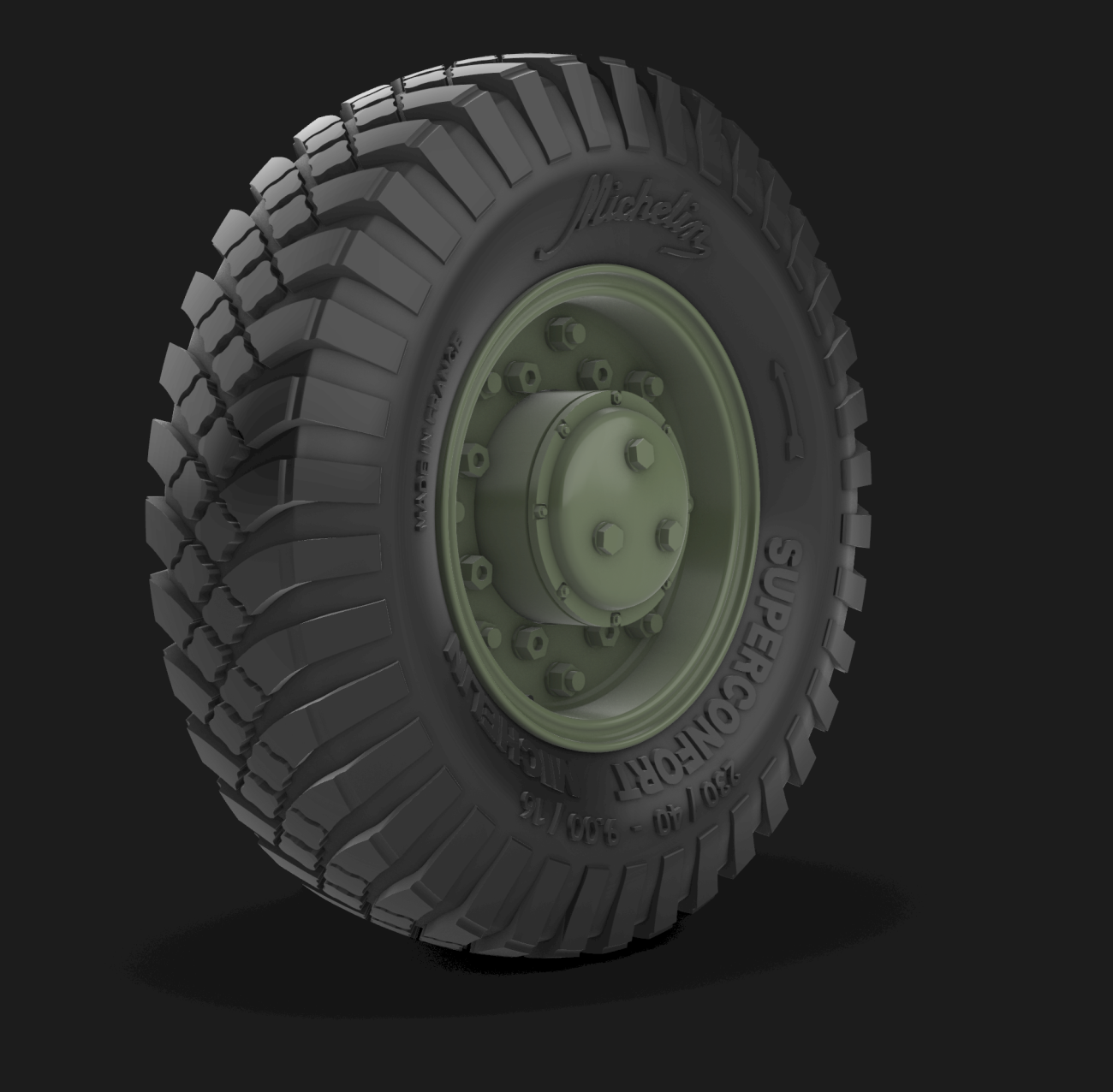 1:35 Laffy V15C road wheels