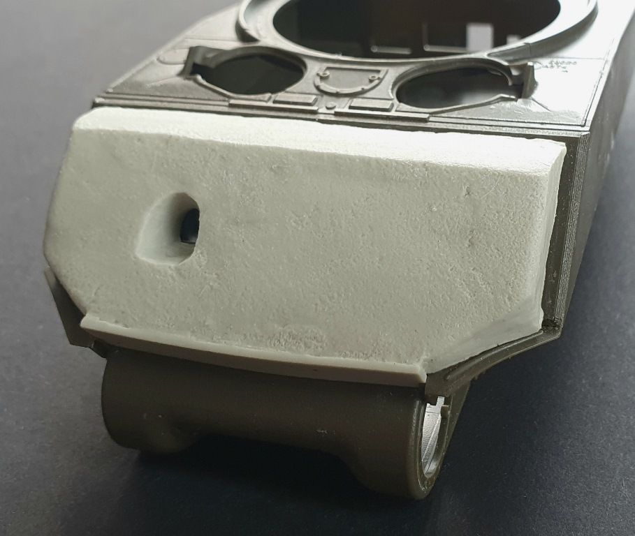 1:35 Concrete armor for M4A33E2 “Jumbo”