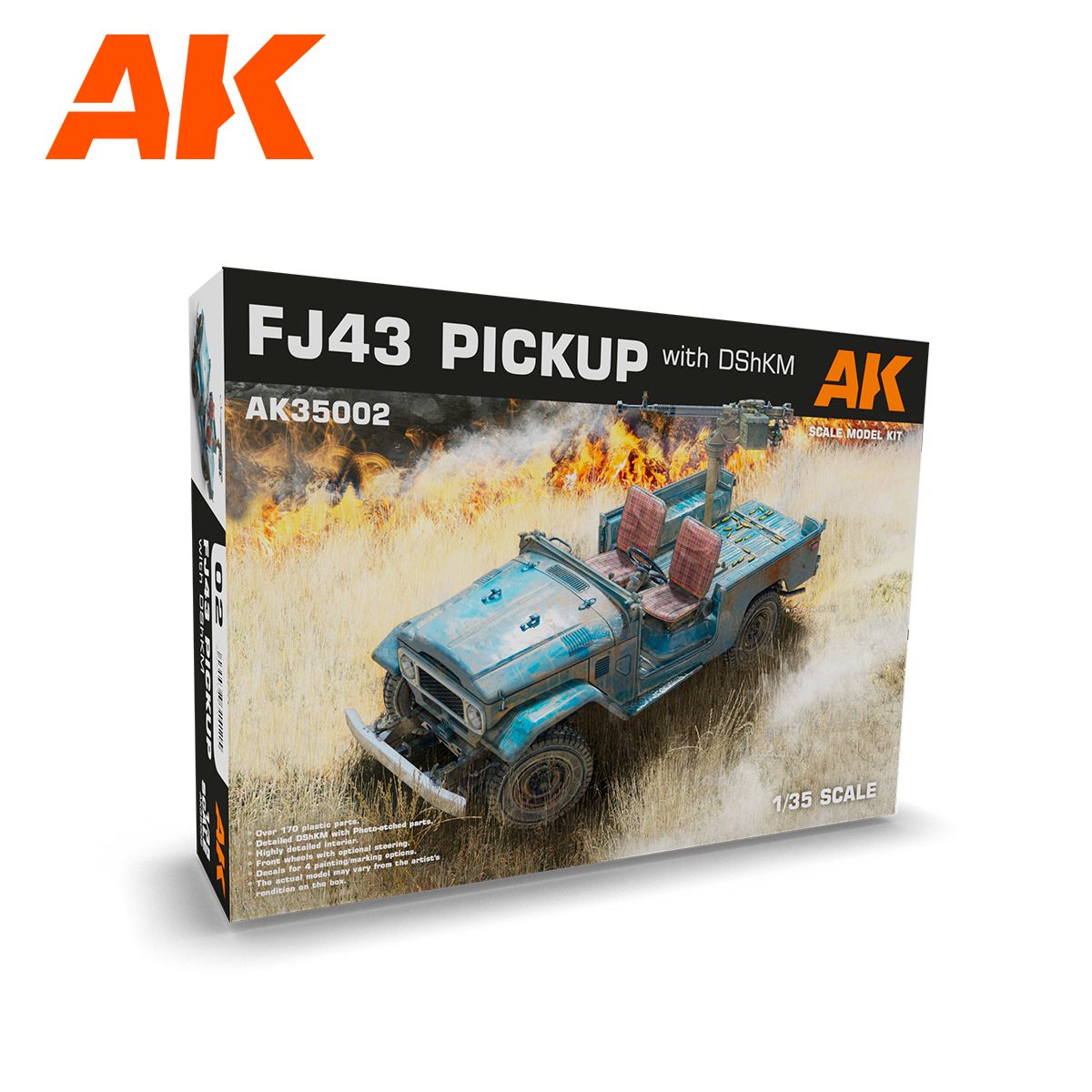1:35 FJ43 PICKUP WITH DSHKM