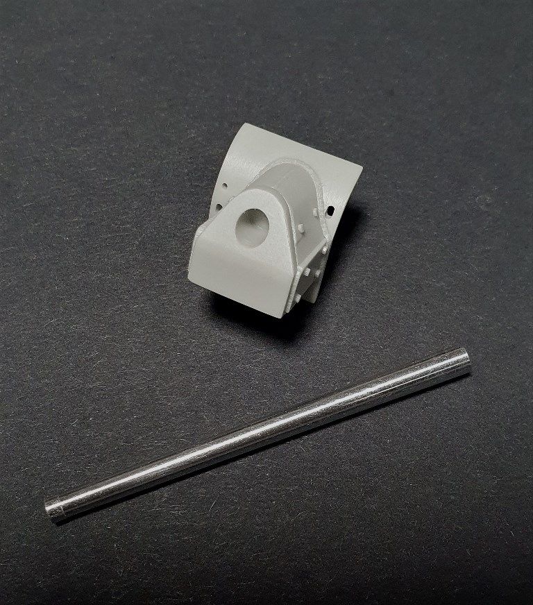 1:35 T-34/76 Mantlet with F-34 gun (for hexagonal turret)