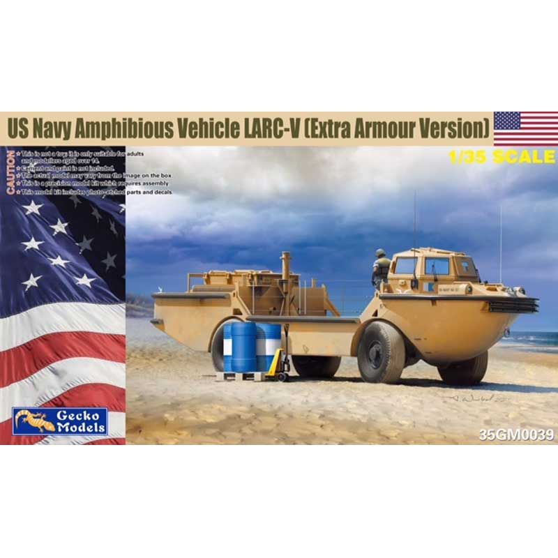 1:35 US Navy Amphibious Vehicle LARC-V (Extra Armour Version)