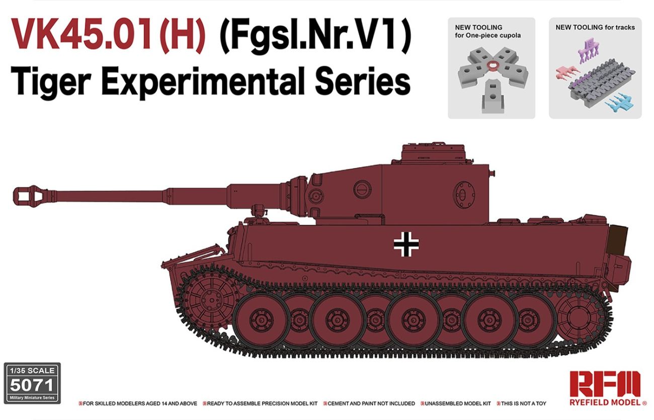 1:35 VK45.01(H) (Fgsl.Nr.V1) Tiger Experimental Series