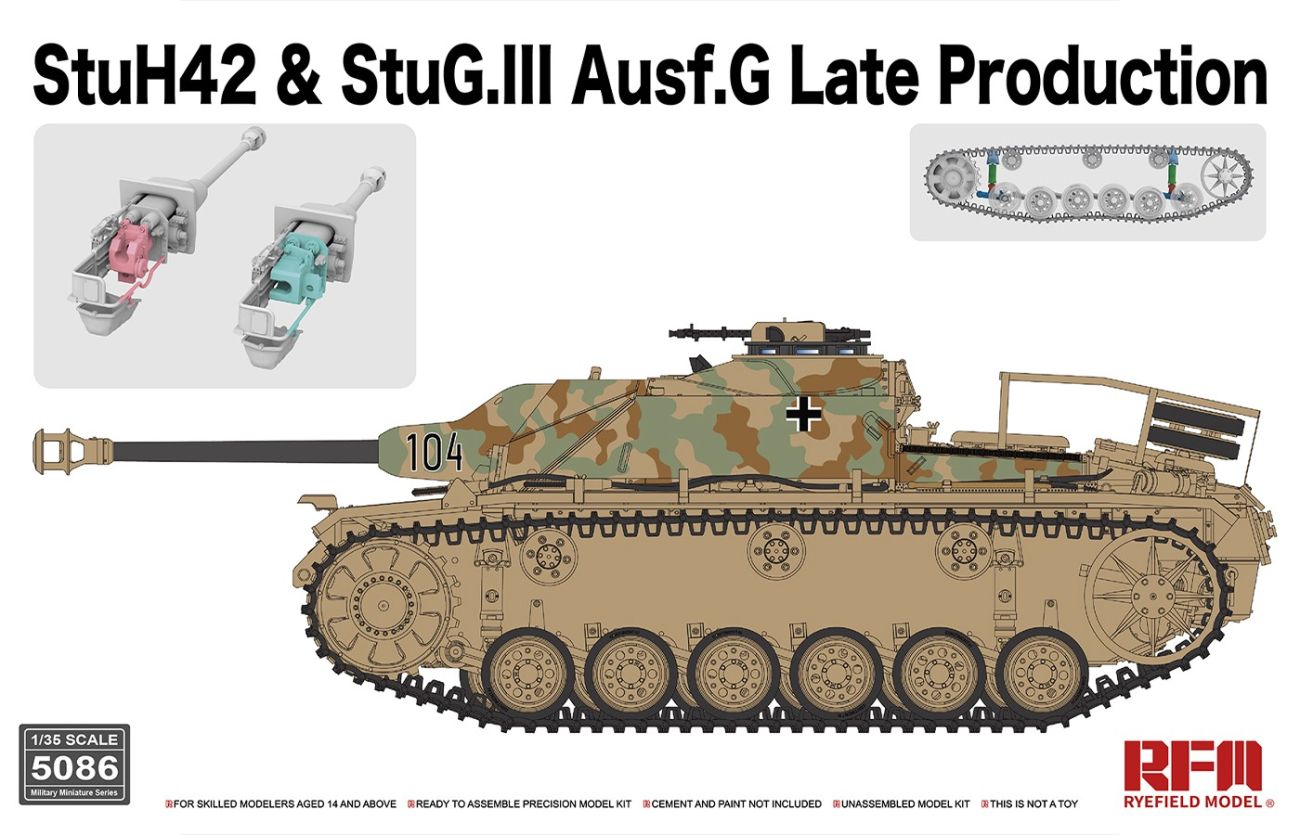 1:35 StuH42 & StuG.III Ausf.G Late Production