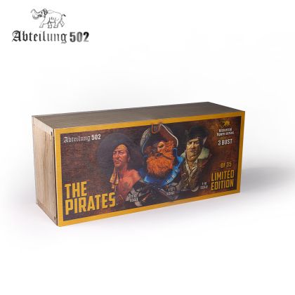 PIRATE BUSTS – DELUXE WOODEN BOX – LIMITED EDITION