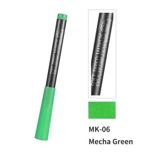MK-06 Mecha Green Soft Tipped Marker Pen