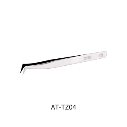 AT-TZ04 Stainless steel Tweezers with 90° angular tip