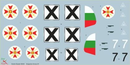 1:48 Bulgarian Arrows #1 Bf-109 E-3a in Bulgarian service