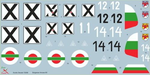 1:48 Bulgarian Arrows #3 Bf-109 E-3a in Bulgarian service