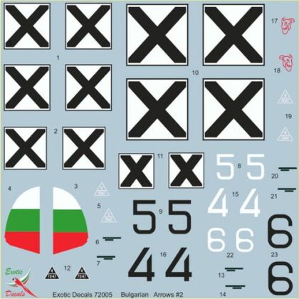1:72 Bulgarian Arrows #2 Bf 109 E-3a in Bulgarian service