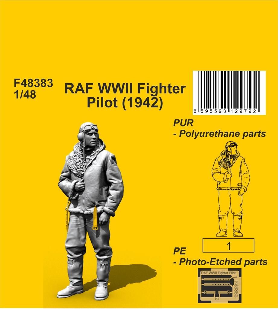 1:48 RAF WWII Fighter Pilot (1942)