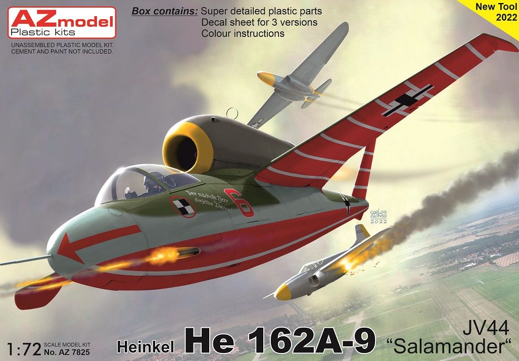 1:72 Heinkel He 162A-9 „Salamander“ JV44