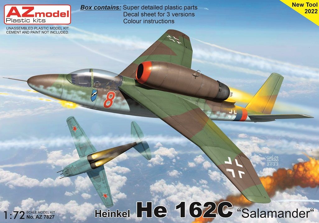 1:72 Heinkel He 162C „Salamander“