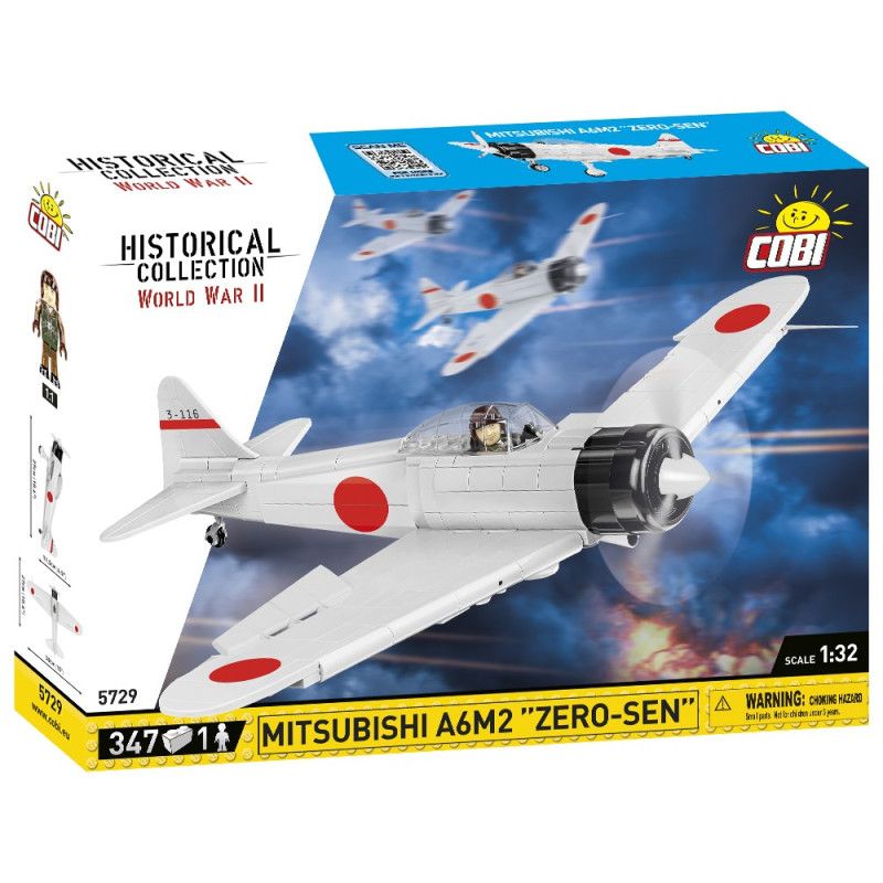 Historical Collection World War II Mitsubishi A6M2 Zero-Sen