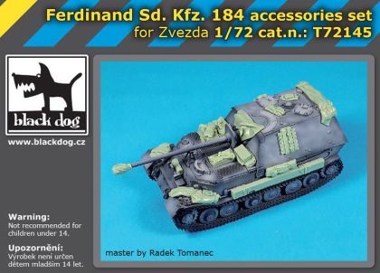 1:72 Ferdinand Sd. Kfz. 184 accessories set