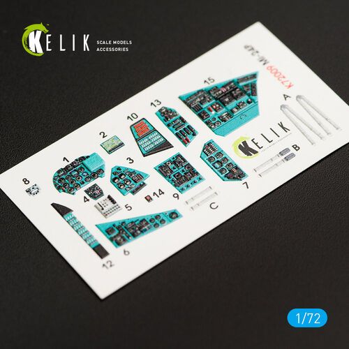 1:72 MI-24P interior 3D decals for Zvezda ki