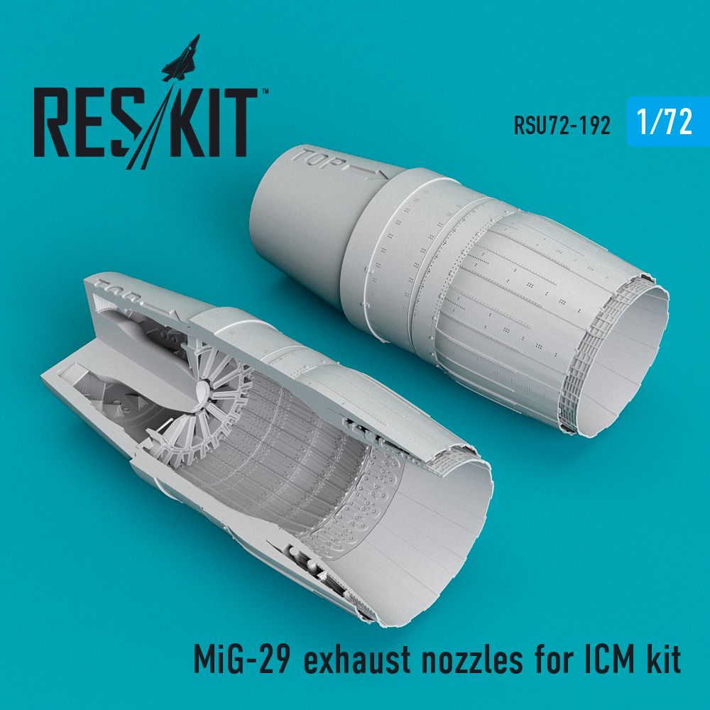 1:72 MiG-29 exhaust nozzles