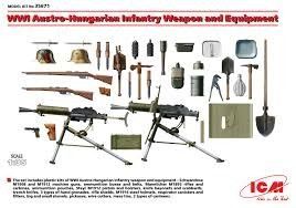 1:35 WWI Austro-Hungarian weapon and equipment